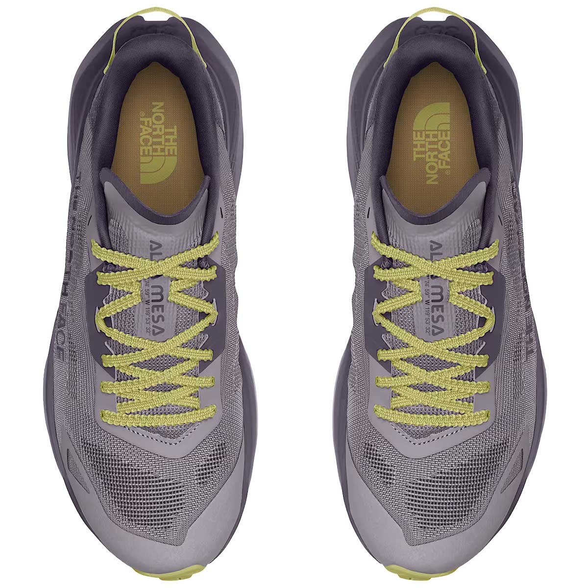 Tenis The North Face ALTAMESA 300 V2 Gris Amarillo Mujer