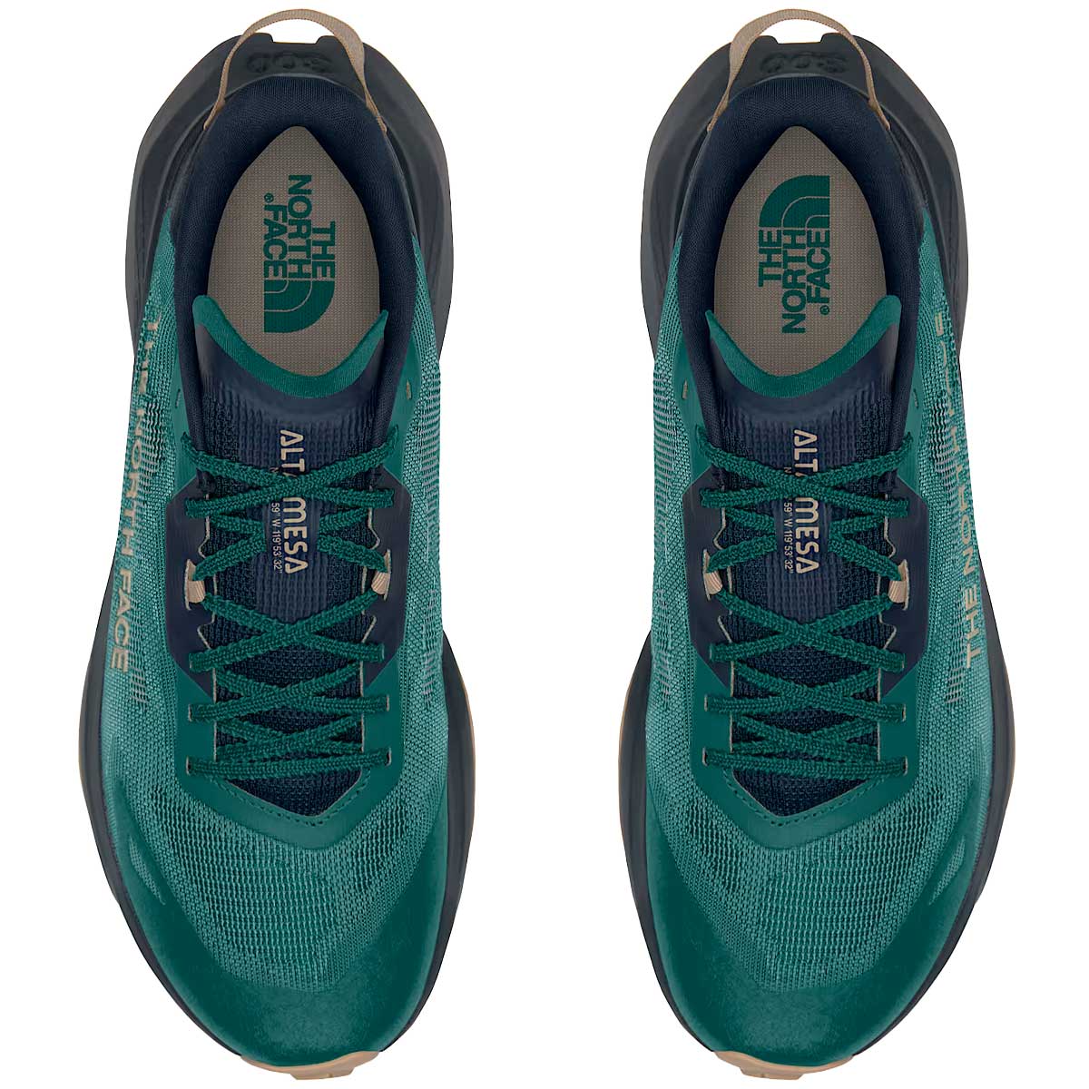 Tenis The North Face ALTAMESA 300 V2 Verde Negro Hombre