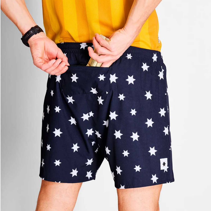 Short Deportivo Saysky STAR PACE SHORTS 5'' Azul Star Hombre