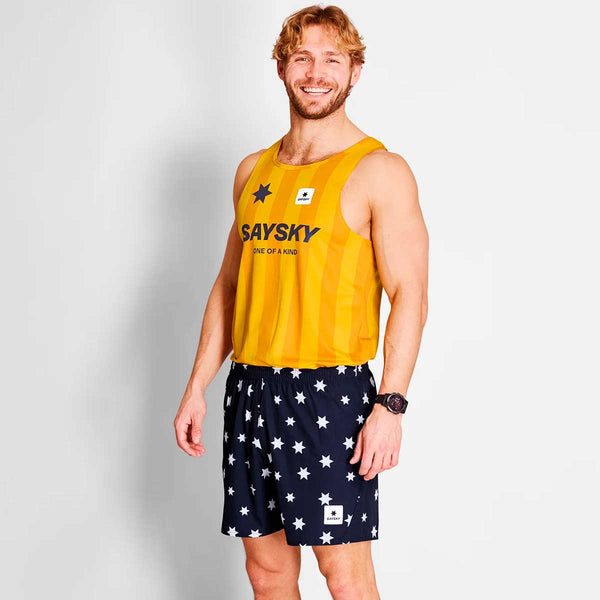 Short Deportivo Saysky STAR PACE SHORTS 5'' Azul Star Hombre
