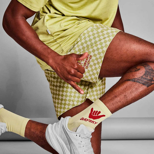 Short Deportivo Saysky CHECKER PACE SHORTS Verde Hombre