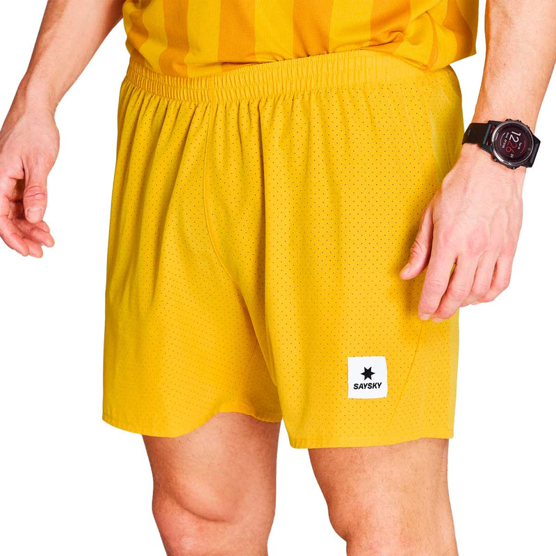 Short Deportivo Saysky PACE AIR SHORTS 5'' Amarillo Hombre
