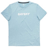 Playera Deportiva Saysky Logo Pace T-Shirt Azul Cielo Hombre