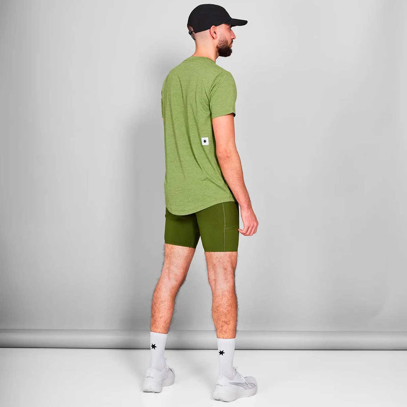 Playera Deportiva Saysky Logo Combat Pro T-Shirt Verde Hombre