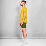 Playera Deportiva Saysky Logo Combat Pro T-Shirt Amarillo Hombre