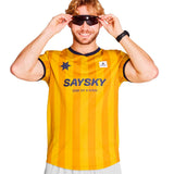 Playera Deportiva Saysky Stripe Combat T-Shirt Amarillo Hombre
