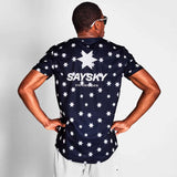 Playera Deportiva Saysky Star Combat T-Shirt Azul Hombre