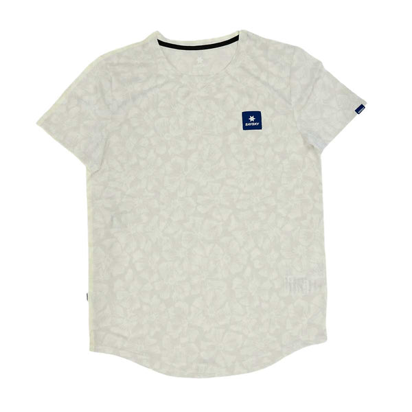 Playera Deportiva Saysky Flower Combat T-Shirt Blanco Hombre