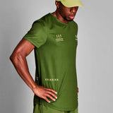 Playera Deportiva Saysky Checker Combat T-Shirt Verde Hombre
