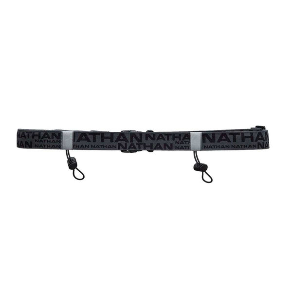 Porta Número Nathan Race Number Belt Nutrition Waist Belt Negro