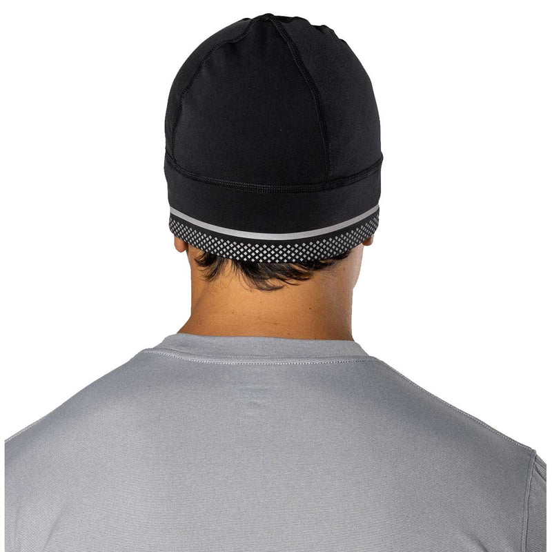 Gorro reflectante Nathan HyperNight Running Negro