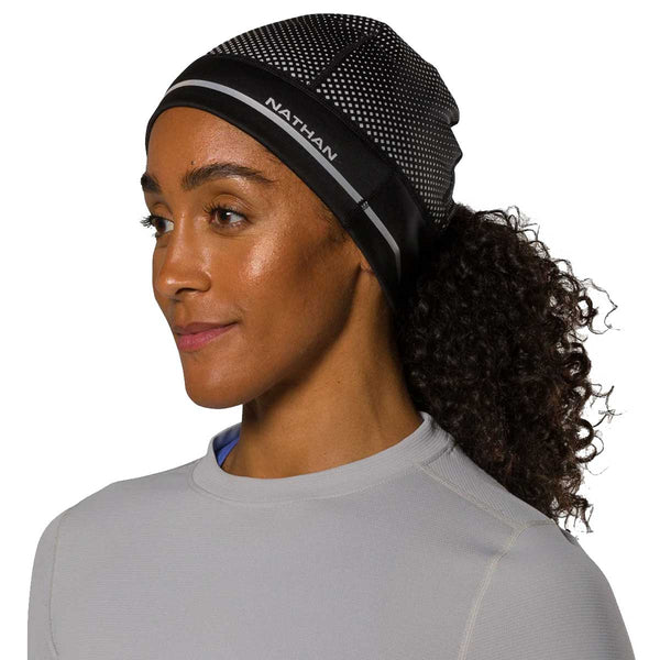 Gorro reflectante Nathan HyperNight Running Mujer