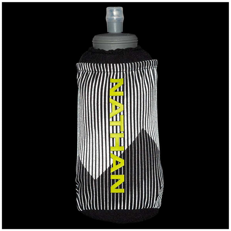 Bote de Mano Nathan ExoDraw 2.0 18 oz Black Finish Lime