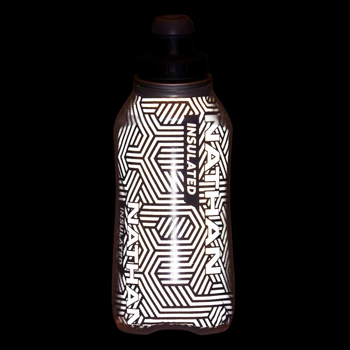 Bote de Mano Nathan SpeedDraw 2 Insulated Flask 12oz Negro