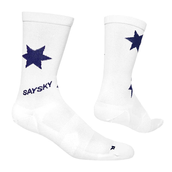 Calceta Deportiva Saysky Star Combat High Socks Blanco Unisex