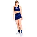 Top Deportiva Saysky Flower Combat Sports Bra Azul
