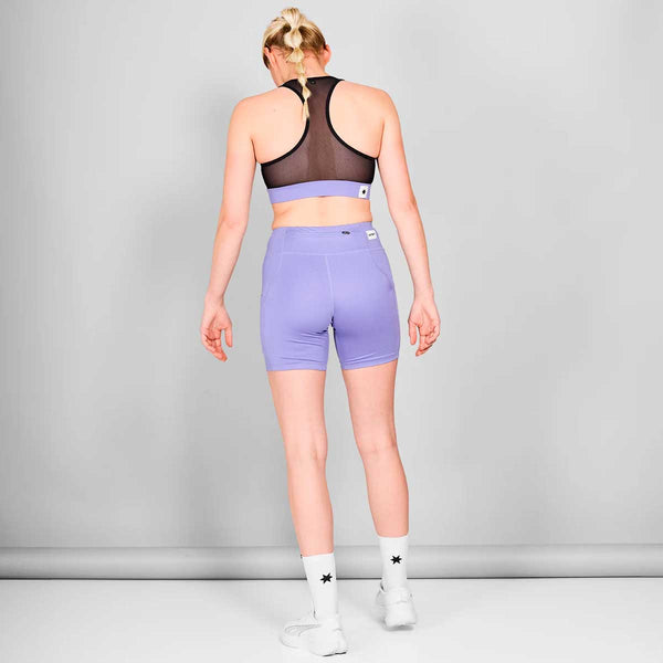 Top Deportiva Saysky Logo Combat Sports Bra Lila Mujer
