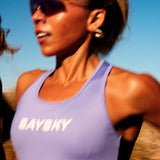 Top Deportiva Saysky Logo Combat Sports Bra Lila Mujer