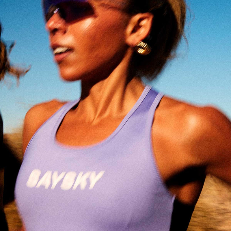 Top Deportiva Saysky Logo Combat Sports Bra Lila Mujer