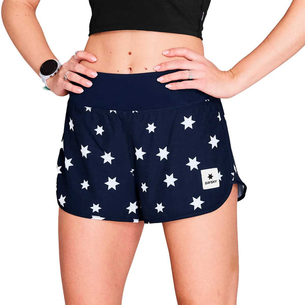 Short Deportivo Saysky Star Pace Shorts 3" Azul Mujer
