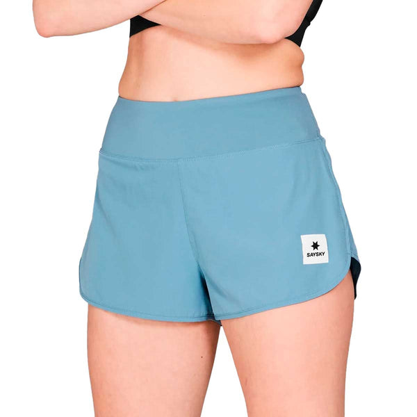 Short Deportivo Saysky Pace Shorts 3'' Azul Mujer