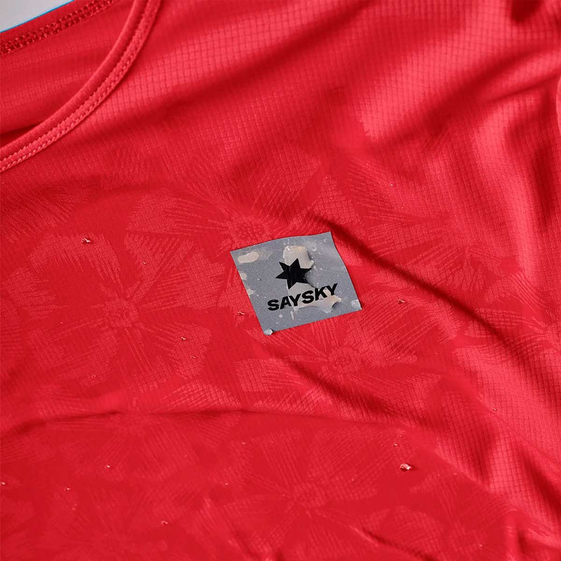 Playera Deportiva Saysky Reactive Flow Singlet Rojo Mujer
