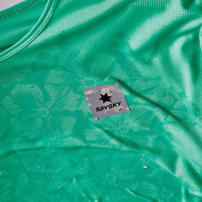 Playera Deportiva Saysky Reactive Flow Singlet Verde Mujer