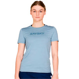 Playera Deportiva Saysky Logo Pace T-Shirt Azul Mujer