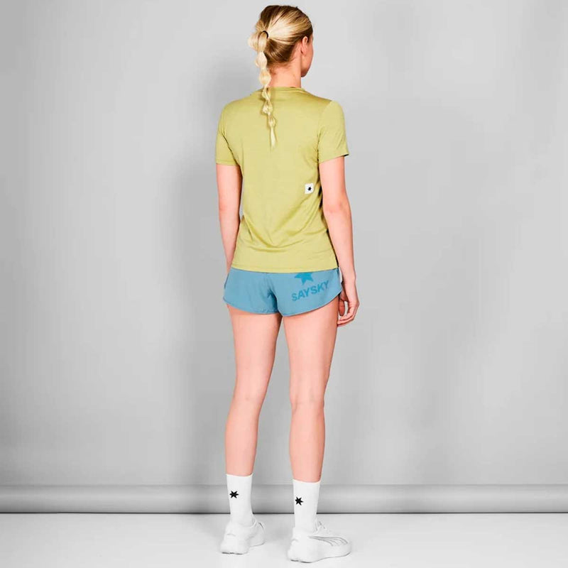 Playera Deportiva Saysky Logo Pace T-Shirt Verde Mujer
