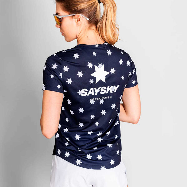 Playera Deportiva Saysky Star Combat T-Shirt Azul Mujer