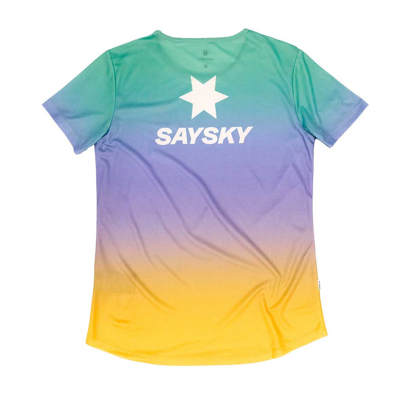 Playera Deportiva Saysky Drip Dye Flow T-Shirt Mujer