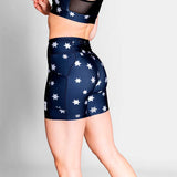 Short Deportivo Saysky Star Combat+ Short Tights 7" Azul Mujer