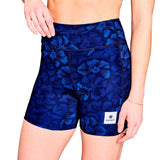 Short Deportivo Saysky Flower Combat+ Short Tights 7" Azul Mujer