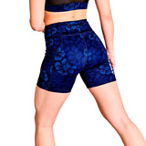 Short Deportivo Saysky Flower Combat+ Short Tights 7" Azul Mujer