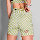 Short Deportivo Saysky Checker Combat+ Short Tights 7" Verde Multi Mujer
