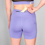 Short Deportivo Saysky Combat+ Short Tights 7" Lila Mujer
