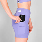 Short Deportivo Saysky Combat+ Short Tights 7" Lila Mujer