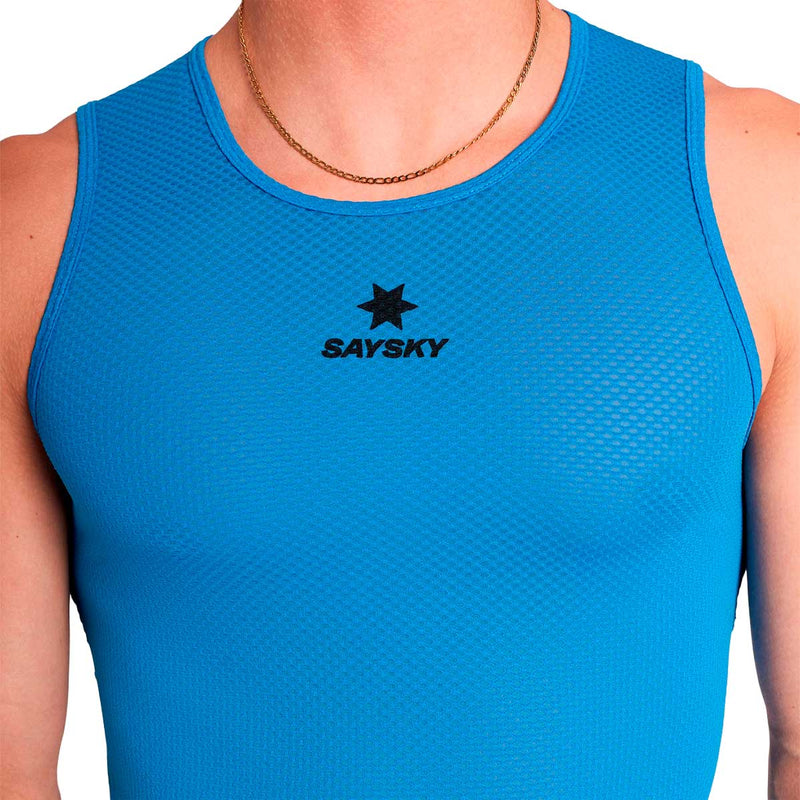 Playera Deportiva Saysky Mesh Base Layer Singlet Blue
