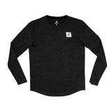 Playera Saysky Logo Pace Long Sleeve Reflective Negra Hombre