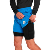 Short Deportivo Saysky Pace 2 in 1 Shorts 5'' Azul Negro Hombre