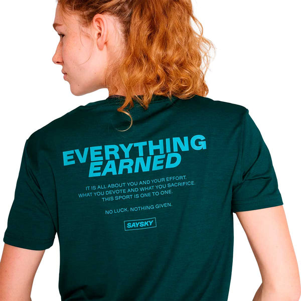 Playera Deportiva Saysky Statement Pace Verde Unisex