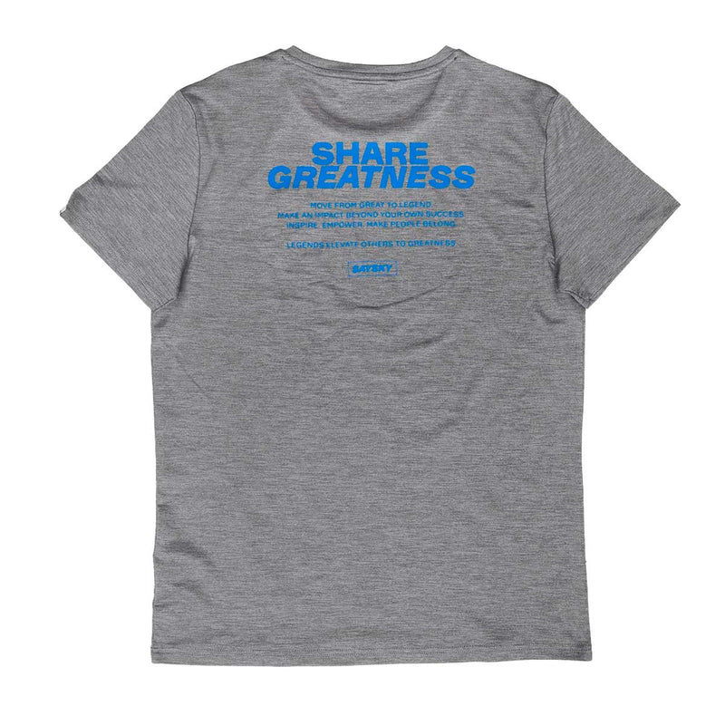 Playera Deportiva Saysky Statement Pace T-Shirt Gris Unisex