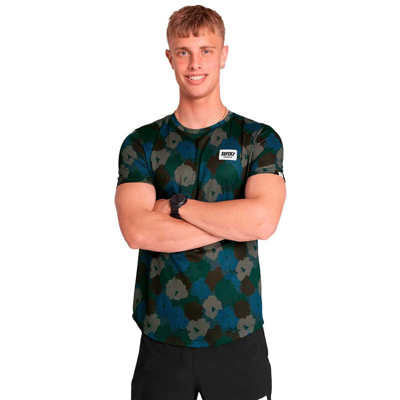 Playera Deportiva Saysky Flower Combat T-Shirt Multi Hombre