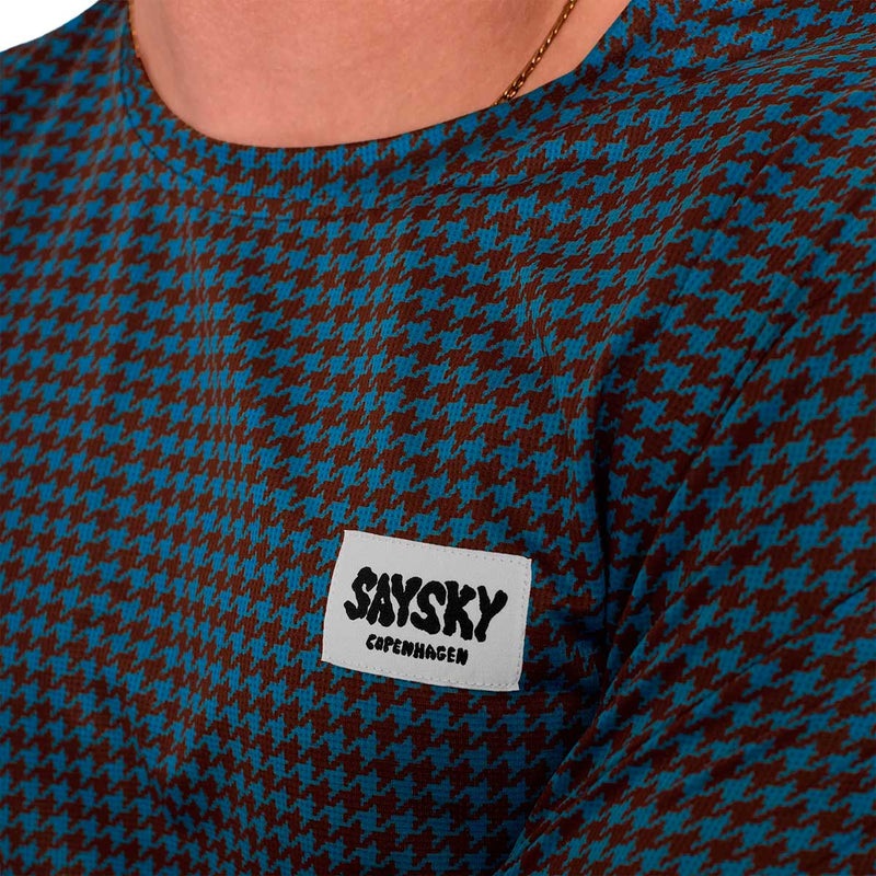 Playera Deportiva Saysky Houndstooth Combat T-Shirt Multi Hombre