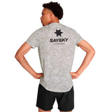 Playera Deportiva Saysky Camo Combat Blanco Multi Hombre