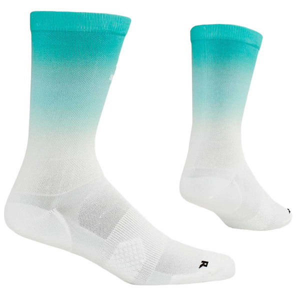 Calceta Deportiva Saysky Combat High Socks Aqua Blanco Unisex