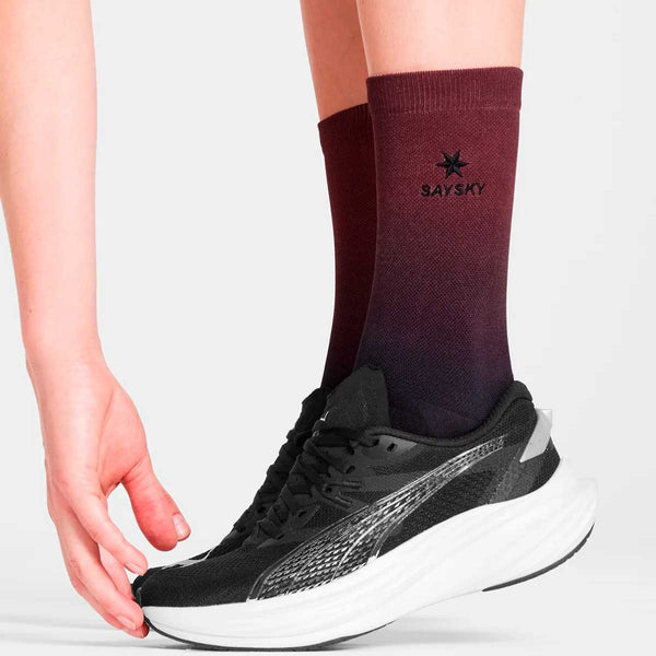 Calceta Deportiva Saysky Combat High Socks Vino Unisex