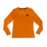 Playera Saysky Logo Pace Long Sleeve Reflective Naranja Mujer