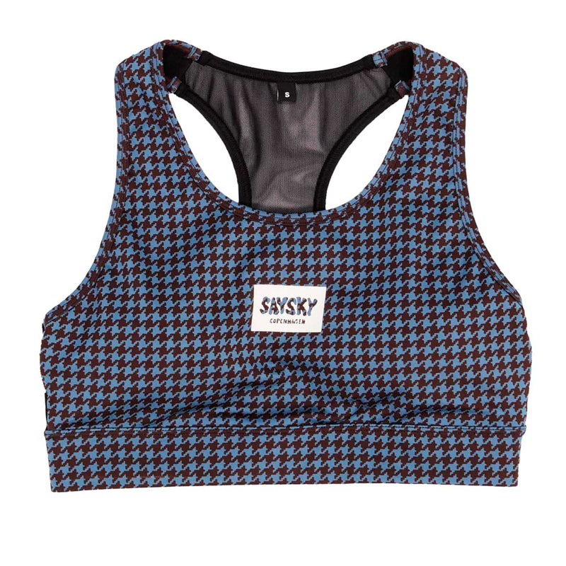 Top Deportiva Saysky Houndstooth Combat Sports Bra Azul Multi