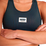 Top Deportiva Saysky Houndstooth Combat Sports Bra Azul Multi